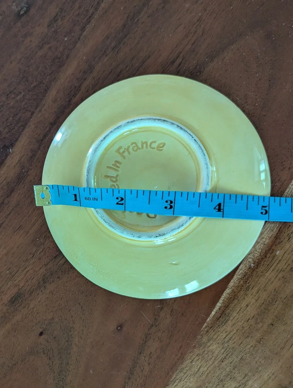 Designed In France Ceramic Rasper Small Garlic Grater Plate Yellow Red